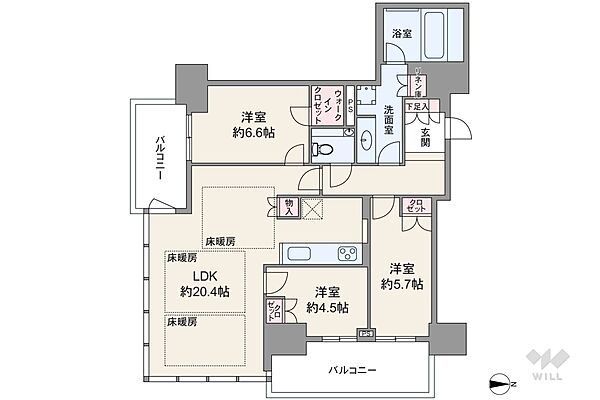 間取り：327002370629