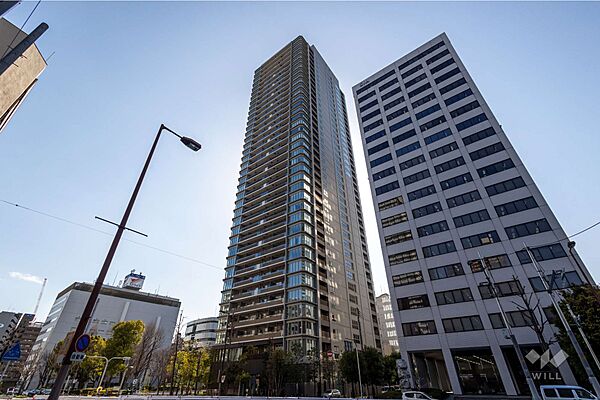 プレミストタワー大阪新町ローレルコートの外観（北東側から）