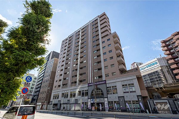 エステムプラザ梅田中崎町2の外観（南東側から）