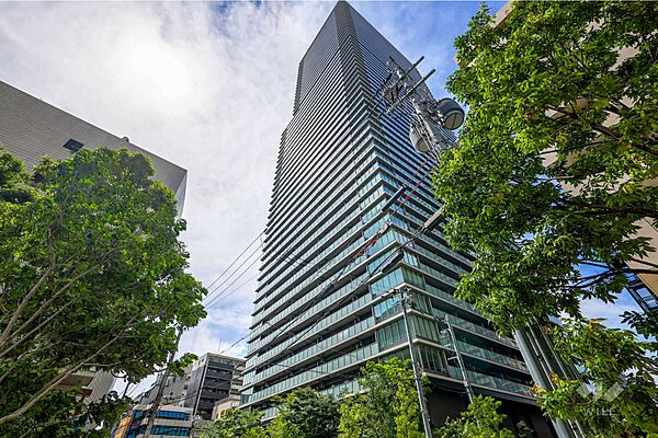 グランドメゾン新梅田タワーTHE-CLUB-RESIDENCEの外観（南東側から）