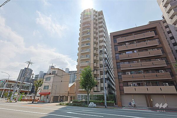 セイワパレス福島セントラルガーデンの外観（北西側から）