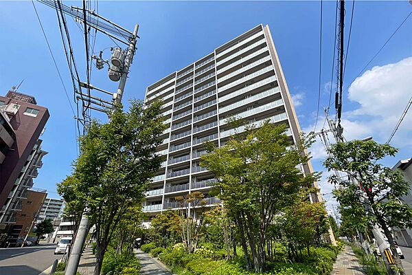 パークホームズノースゲートスクエアの外観(南側から)