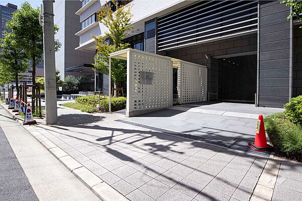 駐車場の出入口