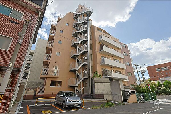 ベルデフラッツ真田山公園2の外観（北東側から）