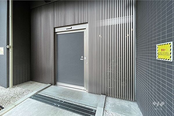 駐輪場の出入り口