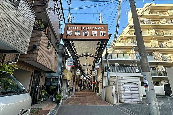 城東商店街の外観