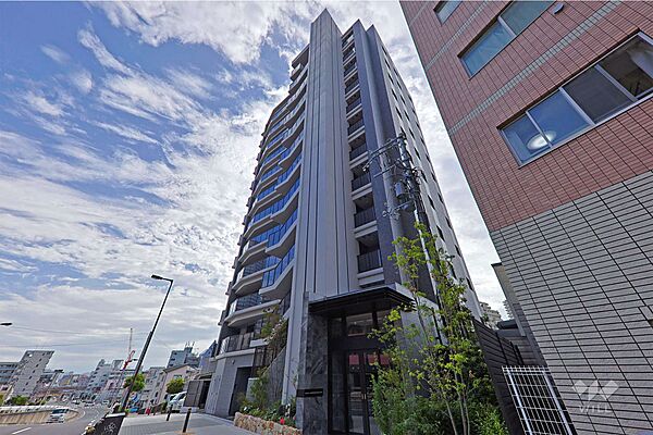 シーンズ上本町サウスビューの外観（北西側から）