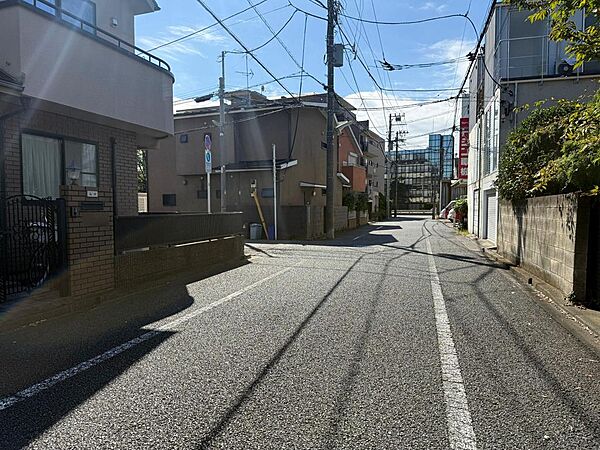 前面道路を含む周辺の街並み
