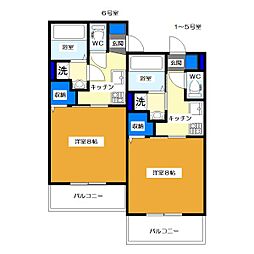 つくばエクスプレス つくば駅 徒歩27分の賃貸アパート 3階1Kの間取り