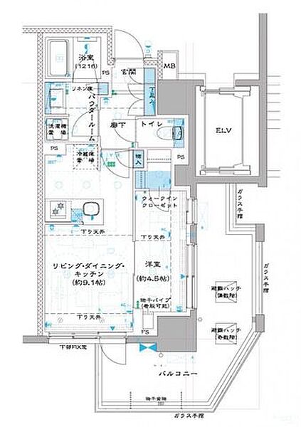 同じ建物の物件間取り写真 - ID:213101144236