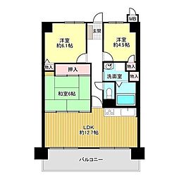 間取図画像 3LDK