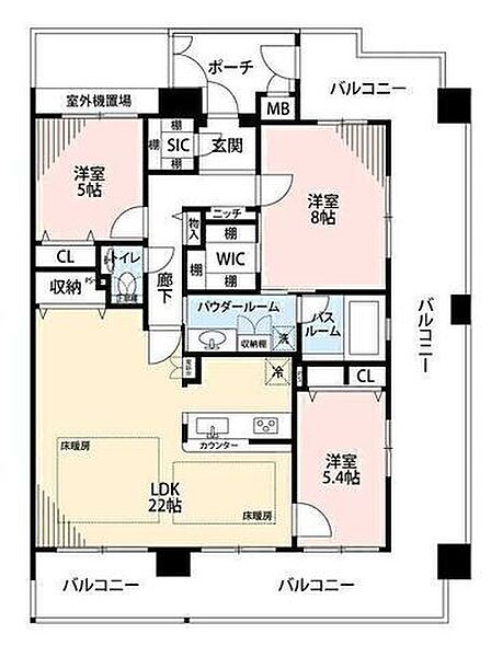 間取り：328000636297