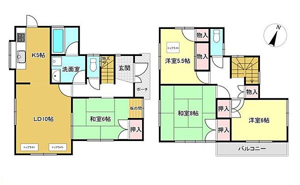JR魚住駅まで徒歩5分の好立地！通勤・通学に便利な立地ながら、家族みんながゆったり暮らせる4LDK