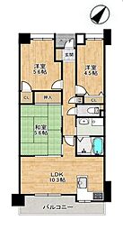 グランプレステージ明石魚住 3LDKの間取図画像