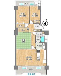 間取図画像 3LDK