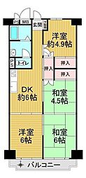 間取図画像 4DK