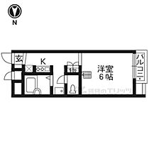 大阪府枚方市渚元町（賃貸アパート1K・1階・20.37㎡） その2