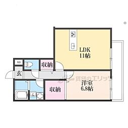 間取図画像 1LDK