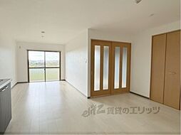 レオハイム津田II 4階2LDKのリビング/ダイニング