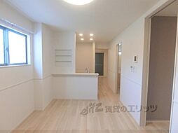 JR片町線(学研都市線) 長尾駅 徒歩34分の賃貸アパート 1階1LDKのリビング/ダイニング