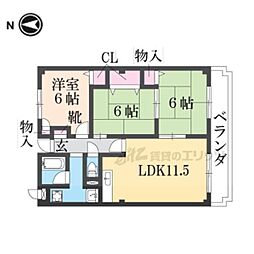 間取図画像 3DK
