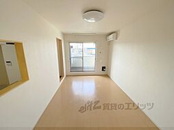 京阪交野線 郡津駅 徒歩6分の賃貸アパート 3階1LDKのリビング/ダイニング