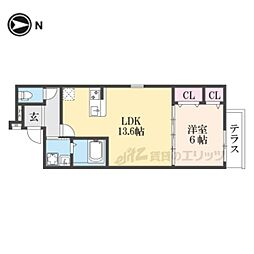 間取図画像 1LDK