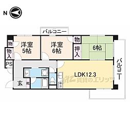 ブランカベルヴィル 3LDKの間取図画像