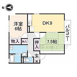 間取図画像 2DK