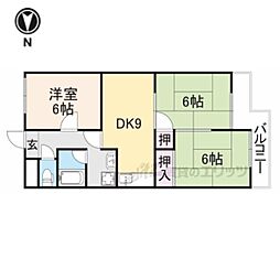 第3サンコウハイツ 1階3DKの間取り