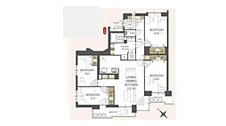 ラポール伏見 4LDKの間取図画像