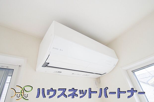 リビングにエアコン設置済！