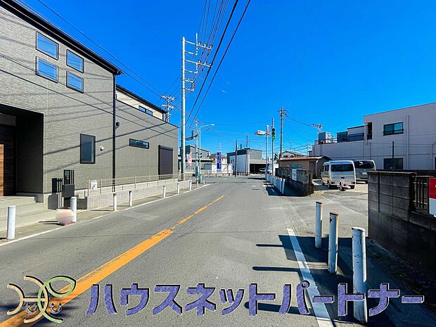 9.6m道路に接道しています
