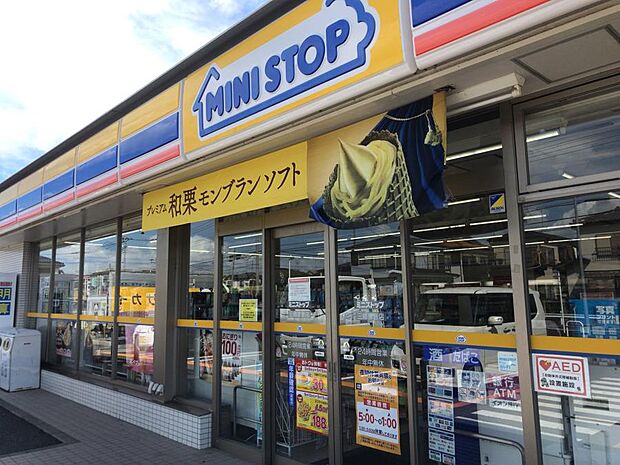 周辺環境-コンビニ(250m)ミニストップ 三郷彦音店