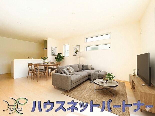 16.5帖LDKは広々。※家具はイメージです。