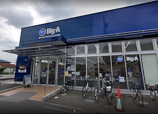 周辺環境-スーパー(550m)ビッグ・エー越谷弥十郎店