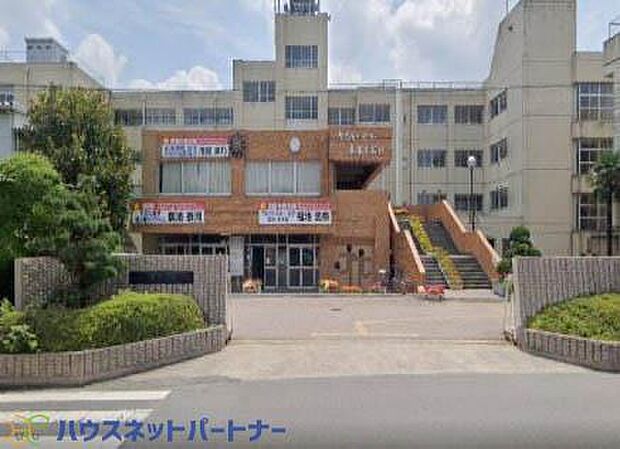 周辺環境-中学校(1200m)越谷市立東中学校