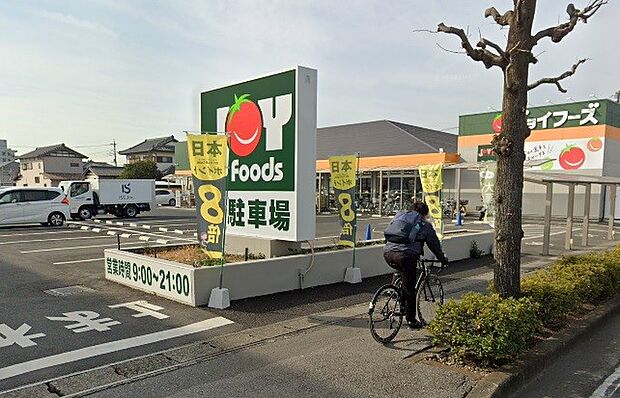 周辺環境-スーパー(700m)ジョイフーズ 春日部南店