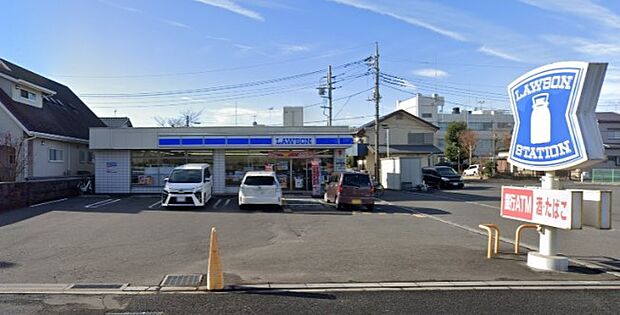 周辺環境-コンビニ(606m)ローソン 杉戸清地一丁目店