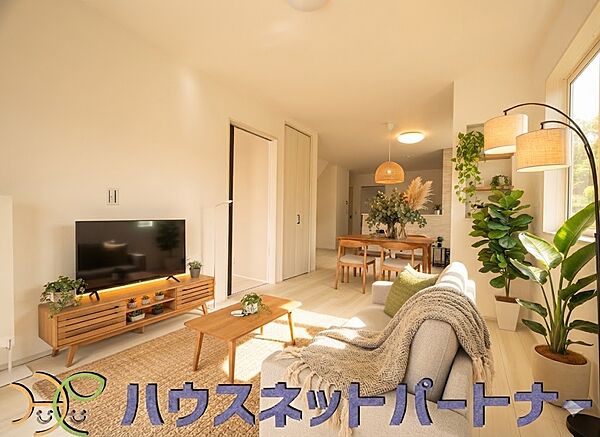 18.3帖の広いリビングが魅力です。家具等の画像はイメージです