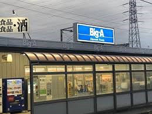 周辺環境-スーパー(350m)ビッグ・エー 柏西原店