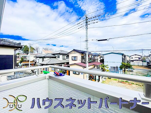 2面バルコニーです。
