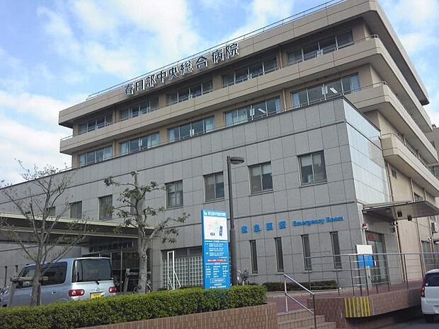 周辺環境-病院(1300m)春日部中央総合病院
