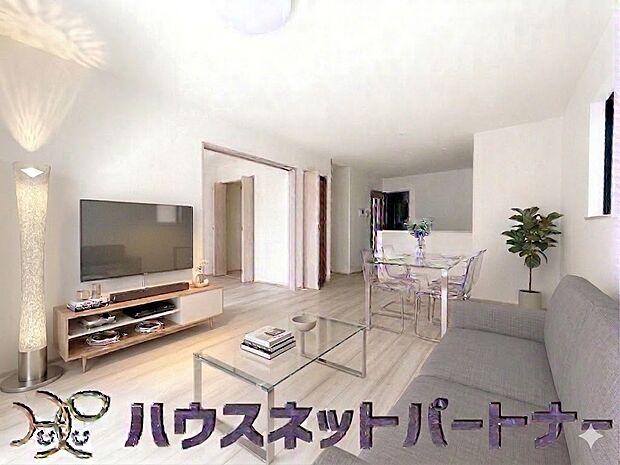 陽だまりのあるリビングは、快適で心休まる時間を過ごせます。※家具はイメージです。