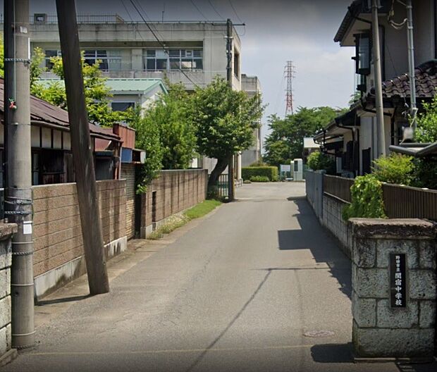 周辺環境-中学校(300m)野田市立関宿中学校