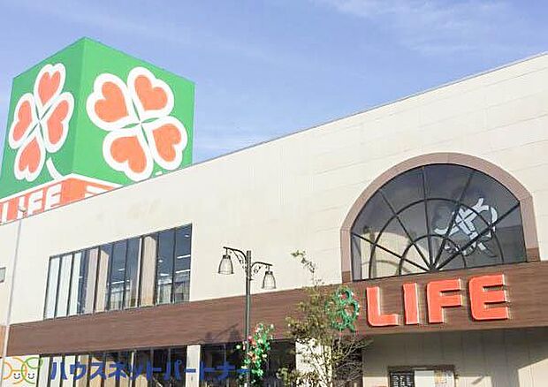 周辺環境-スーパー(322m)ライフ北越谷店