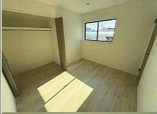 各部屋を最大限に広く使って頂ける様、全居住スペースに収納付。プライベートルームはゆったりと快適に。