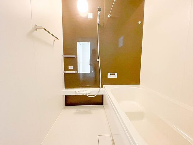 高級感溢れるカラーと大きさ・柔らかな曲線で構成された半身浴も楽しめるバスタブが心地よさをもたらします。