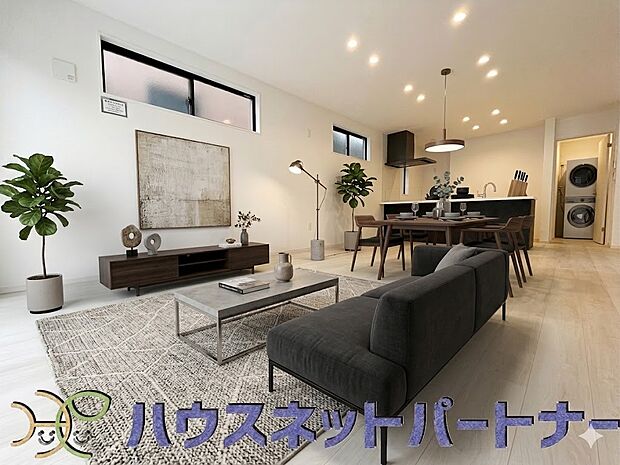 充実した生活は伸びやかな居室空間から始まります。家具はイメージです。