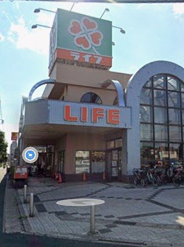 周辺環境-スーパー(381m)ライフ松戸二十世紀ヶ丘店